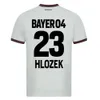 Bayer 04 Leverkusen Camisas de futebol 2023/24 WIRTZ HOFMANN BONIFACE ADLI HLOZEK SCHICK FRIMPONG Grimaldo Tella Home Away Camisa de futebol Kits