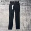 Neue 23SS-Jeans, Designer-Jeans, Herrenjeans für 2023, neuer Stil, Männer, Frauen, Hosen, lila Jeans, Sommer, Stickerei, Anbau, kleine Modemarke, Hosen