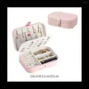 Storage Bags PU Leather Portable Travel Jewelry Box Organizer Packaging Case Earring Ring Necklace Jewellery