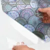 Window Stickers Privacy Film Static Cling Stained Glass Covering Sticker Non-Adhesive Removable For Home Decor