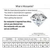 2 carats 8mm taille brillant VVS1 diamant Test passé rond D couleur bague de mariage femmes 925 argent luxe pierres précieuses anneaux T200905290v
