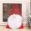 Decoraciones navideñas Bolsas de regalo festivas Patrones de muñecas extra sin rostro caprichosos Sacos de Papá Noel para decoración