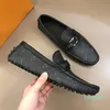 23SS Hochwertige Herren-Designer-Kleiderschuhe aus echtem Leder, sanfte Herrenmarke, offizielle Wohnungen, lässig, bequem, atmungsaktiv, große Größe