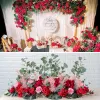 100 cm kunstzijde roos rij DIY bruiloft weggids boog decoratie kunstbloem opening studio rekwisieten aankleden bloem