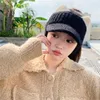 Ball Caps Cold-proof Knitted Hat Fashion Soft Windproof Empty Top Warm Baseball Cap Outdoor