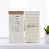 4pcs/lot Line Grid Blank Notepad Plain Kraft Notebook Sketchbook Cahier Office & School Supplies Stationery Gift G189