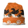 Berets laranja sujeira mx pronto para corrida enduro cross motocross betume bicicleta outono feminino gorros finos ao ar livre chapéus