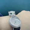 Cheetah Fine Jewelry watch Swiss quartz movement Set with diamond Watch Women's diamond set with sapphire waterproof 23.6mm