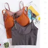 Yoga Outfit 2023 Frauen Sexy Crop Top Sport Bh Fitness Bh Stanik Sportowy Backless Sport Bhs Unterwäsche Push-Up Gym bralette