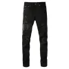 NOWOŚĆ MĘŻCZYZN JEANS Hole jasnoniebieski ciemnoszary Włosze AIMR Man Man Long Spods Spodnie Streetwear Dżins Chude Slim Rower Jean dla najwyższej jakości D2