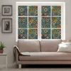 Window Stickers Privacy Film Static Cling Stained Glass Covering Sticker Non-Adhesive Removable For Home Decor