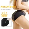 Culottes pour femmes culottes menstruelles pour femmes sous-vêtements menstruels 4 couches grande taille grande capacité d'absorption des flux étanche lingerie sanitaire physiologique 231030