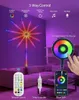 Autres fournitures de fête d'événement Minolab Smart Firework LED Lights RGB Dream Color pour chambre à coucher Contrôle de l'application Changement de couleur Musique Sound Sync Cadeau de Noël 231030