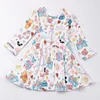 Dancewear Girls Fall Winter Zoobies Characters Print Long Sleeve Dress 231031