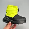 Enfants enfants épaissir peluche botte de neige garçons filles fourrure imperméable fourrure camouflage bottes d'hiver bébé tout-petits chaussons face vers le bas chaussures cheville genou NF baskets