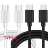 1M 3ft PVC Typ Cables USB-C Micro USB Charger Cable för Samsung S8 S9 S10 S20 S22 S23 HTC Huawei Xioami Android Phone PC
