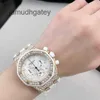 AP Swiss Luxus-Armbanduhren, Royal AP Oak Offshore-Serie, 37 mm Durchmesser, automatische mechanische Gummi-Mode-Freizeit-Herren- und Damenuhren, berühmte Armbanduhr 9A90