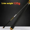 Boot Hengels Telescopische Hengel Hoge Kwaliteit Koolstofvezel 3.6M4.5M6.3M7.2M8M9M10M Ultra Lichte Harde Reizen Karper Casting Pole Q231031