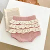 Clothing Sets 2023 Autumn Infants And Girls Baby Ruffle Collar Long-sleeved Knit Long Top Pants