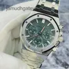 AP Swiss Luxury Wrist Watches Royal AP Oak Collection 26240ST 50th Anniversary Commemorative Precision Steel Green Plate Date Timing Function Automatic Mecha A70Q