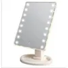 Kompakt 16/22 lysdioder Makeup Mirror med LED Touch Justerbar ljus Kosmetisk spegel upplyst Vanity Mirror Espejo de Maquillaje de Mesa 231030