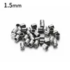 150/Los 1,5 2,0 2,5 mm Edelstahlrohr Crimp End Perlen Stopper -Abstandshalle für DIY -Schmuck Making Halskette Erkenntnisse Schmuck Juwelenergebnisse Erkenntnisse