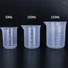 Meetinstrumenten 100 ml/250 ml/500 ml/1000 ml Uitloop Cup Metering Lab Bakvormen Vloeibare maatregel Test Gebruiksvoorwerp Visuele Schaal Keuken Tool