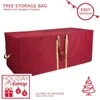 Juldekorationer Holiday Collection Storage Tote With Wheeled Base Red