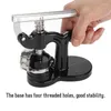 Watch Repair Kits Presser Rear Back Case Cover Opener Closser Press Machine With 12 Dies Tool Set For Watchmaker