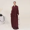 Abiti di abbigliamento etnico Medio Oriente Eid Abaya Arabo Musulmano Abito da preghiera per donna Saudita Turco Islamico Dubai Ramada Jalabiya Festa elegante