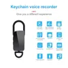 Mini Recorder Audio Voice Recorder HD Device Sound 8G 16G 32G KeyChain Digital liten röstinspelare mp3