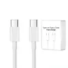 1M 2M C-auf-C-Kabel Typ C auf USB-C-Kabel für Samsung Galaxy S10 S20 S22 S23 Htc LG Xiaomi Huawei Schnellladung mit Einzelhandel