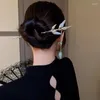 Pinces à cheveux Vintage bâtons de lune Style chinois glands fourchette disque baguettes épingles à cheveux femmes bijoux accessoires