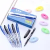 31Pcs/Set Erasable Pen Washable Handle 0.5mm Black Blue Ink Writing Gel Pens Refill Rod For School Office Stationery