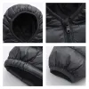 Ny mode Autumn Winter Hooded Children Down Jackets For Girls Candy Color Warm Kids Down Coats for Boys 2-9 år Ytterkläder kläder LJ201