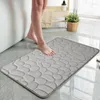 Tapetes de banho Absorção de água Tapete de banheira de secagem rápida absorvente respirável super piso flanela macia antiderrapante