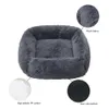 chenils stylos lits pour chiens tapis super doux carré lit pour chien lit pour chat en peluche pleine taille lit calme confortable artefact de couchage lit apaisant 231031