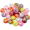 40pcs 12 mm Mix Colours Star Okrągły Księżyc Kabochon z żywicy z back