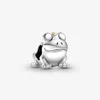 New Arrival 100% 925 Sterling Silver Two-tone Frog Prince Charm Fit Original European Charm Bracelet Fashion Jewelry Accessories219f