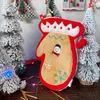 Towel Christmas Coral Velvet Hand Towels Cute Santa Claus Snowman Quick Drying Microfiber Hanging Bathroom Kitchen Dishcloth