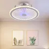 Chambre à coucher moderne LED de plafond intelligent léger étude créative à la salle à manger 3 couleurs Van lumière avec télécommande