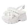 Sandały z tyłu sumer luksusowe kapcie Kobieta 2023 Sandał Kobiety Summer Ladies Water Buty Sneakers Sports Shooes Produkty