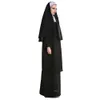 Costume de nonne catholique médiévale d'halloween pour femmes adultes, robe de prêtre religieux, missionnaire, foulard, châle, tenues de Cosplay