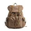 Zaino Crazy Horse Borsa in pelle Vintage Travel Canvas Pinepoxp impermeabile