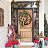 Dekorative Blumen, Vintage-Holzwagen-Girlande, rustikale Weihnachtsdekoration, kreatives Geschenk für Weihnachten, Halloween, Erntedankfest