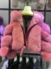 Women Fur Faux S Winter Winter Fox Coats Highend Natural Jacket Owewear 231031