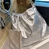 Axelväska designer väska papperskorgen Italien lyx tygväska kvinnor väska dubbel bokstav mode väska crossbody väska mynt flerfärgade kopplingar gåvor