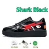 SK8 DESIGNER BAPE STA RUNNINGskor utomhus män Kvinnor Låg plattform Shark Black White Camo Pink Pastel Bule Gray Black Beige Suede Sports Sneakers Trainers Storlek 36-45