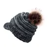 Vrouw Wollen Hoed Winter Warm Pom Paardenstaart Mutsen Gebreide Hoeden 5 Kleuren Home Fashion Volwassen Hiphop Paardenstaart Hoed Pet