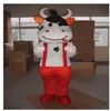 KOE mascotte kostuum party game jurk outfit reclame Halloween verjaardagsfeestje buiten outfit